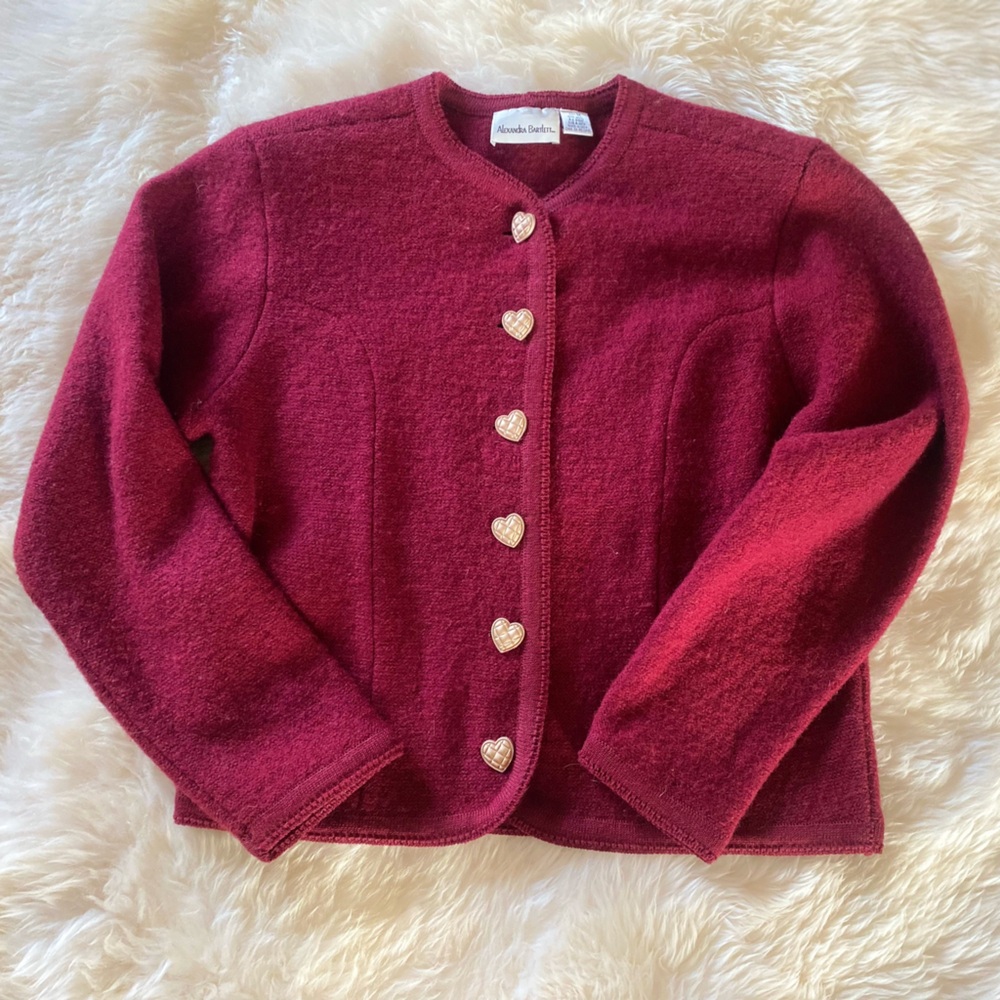Wool burgundy sweater 🍇